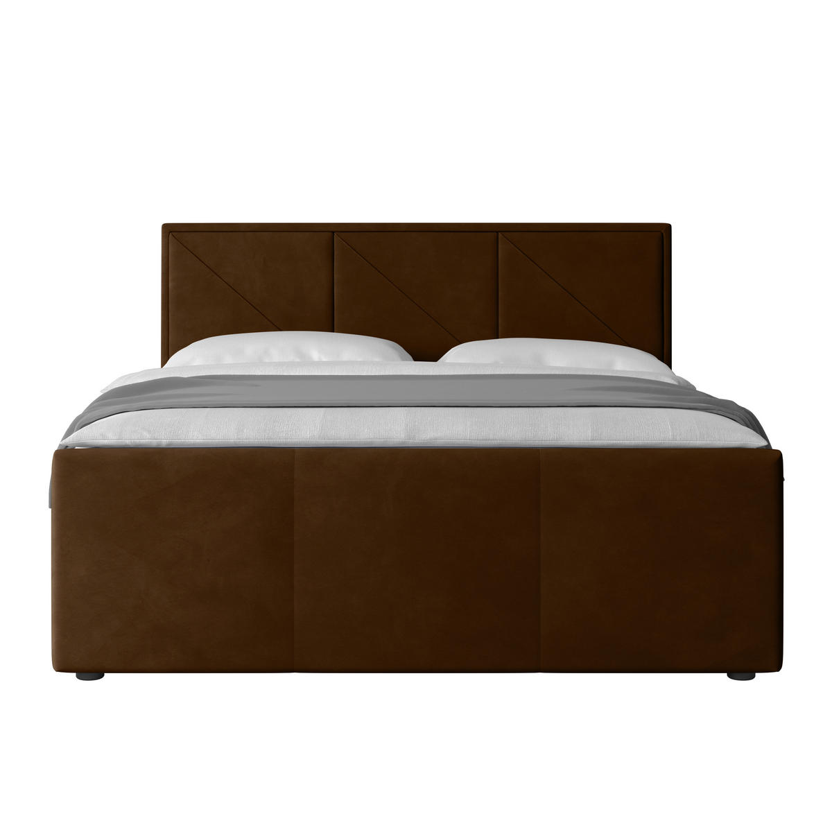 POSTELJA BOXSPRING 180 cm   x 200 cm  , kovina, umetna masa, tekstil, karton, leseni material rjava  - črna/rjava, Moderno, kovina/umetna masa (180/200cm) - MID.YOU