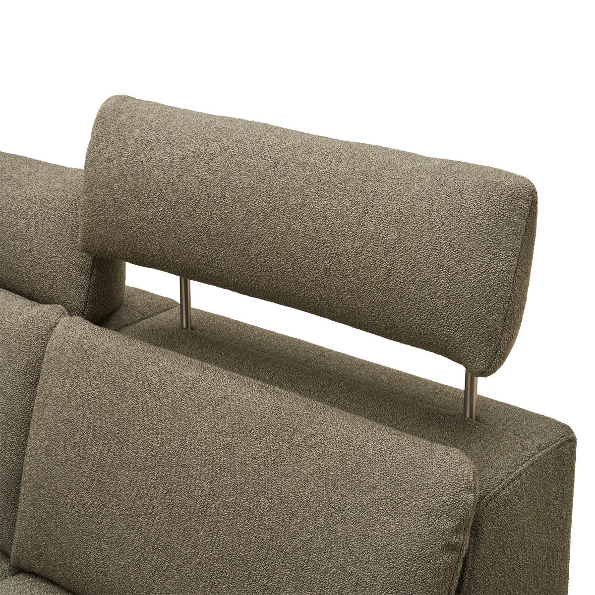 ECKSOFA  in Flachgewebe Taupe  233/272 cm  - Taupe/Anthrazit, KONVENTIONELL, Textil/Metall (233/272cm) - Himolla Komfortklass