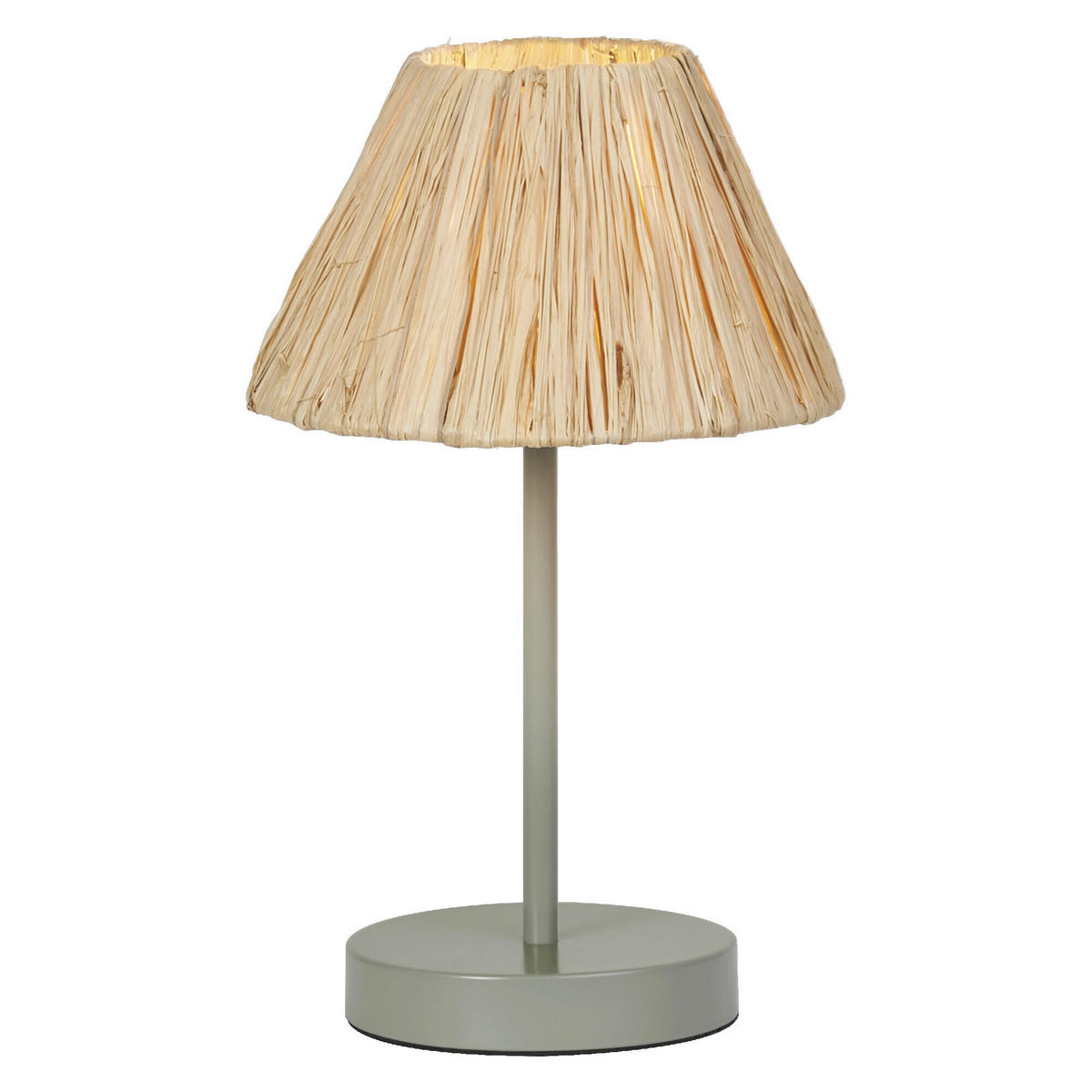 TISCHLEUCHTE 20/33 cm   - Natur, Naturmaterialien/Metall (20/33cm) - Osram