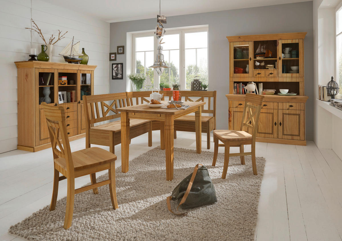ESSTISCH in Holz 160/90/78 cm  - Laugenfarbig, ROMANTIK / LANDHAUS, Holz (160/90/78cm) - Boxxx