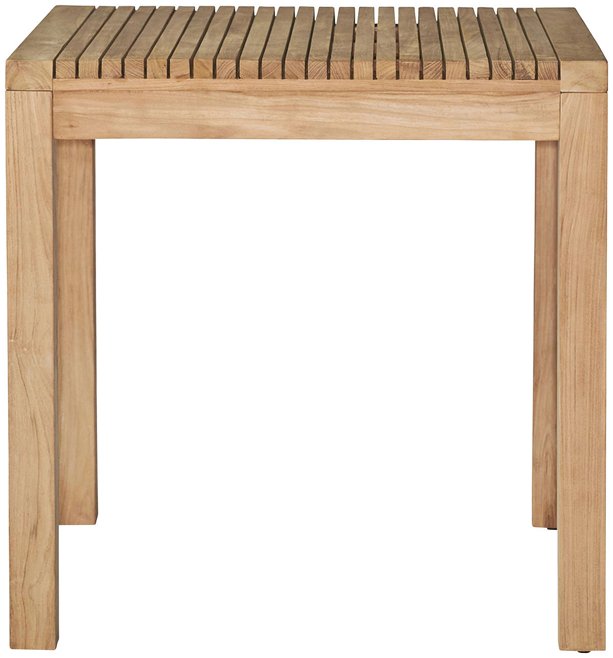 GARTENTISCH 75/75/75 cm Holz quadratisch  - Teakfarben, MODERN, Holz (75/75/75cm) - Jan Kurtz