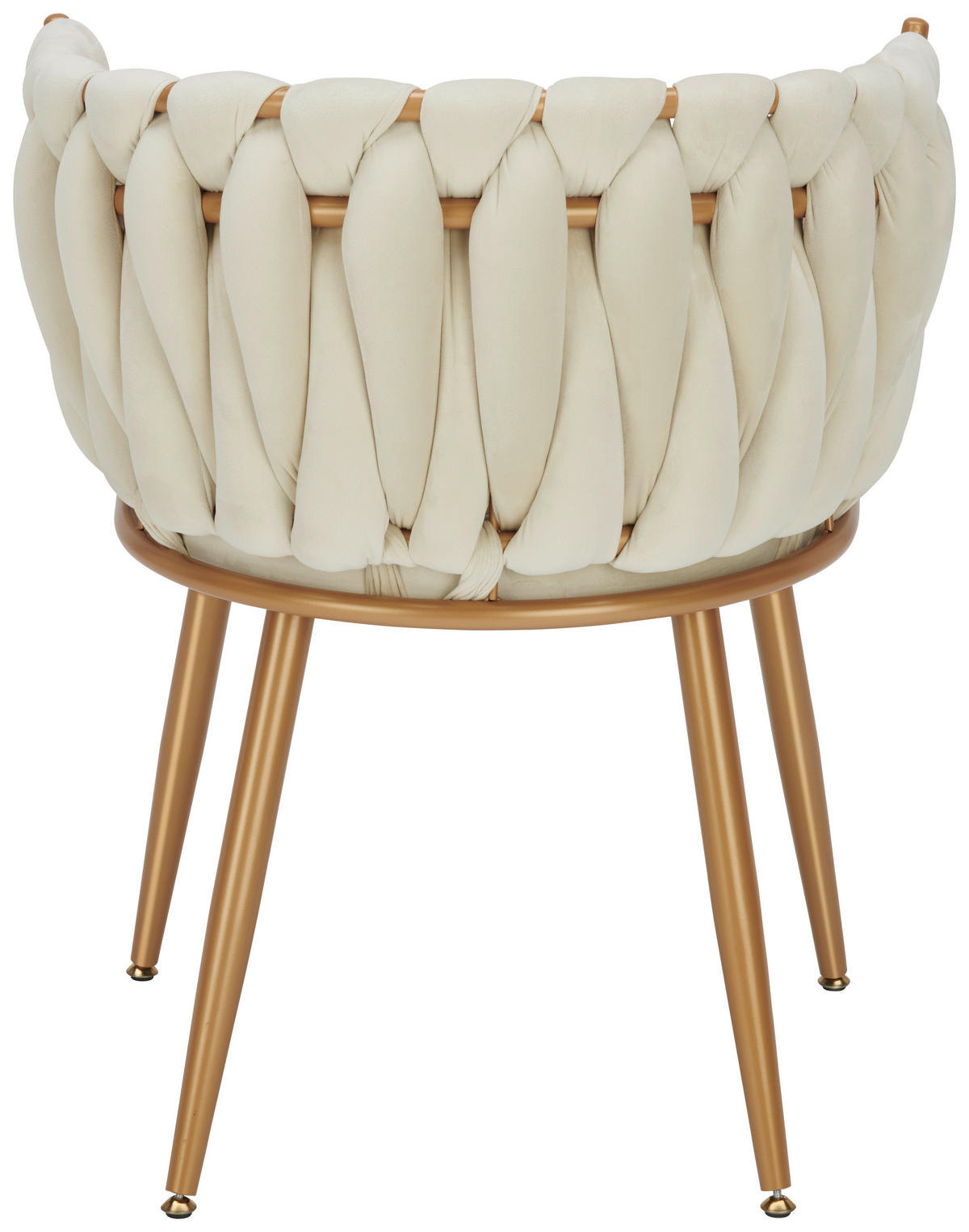ŽIDLE S PODRUČKAMI, samet, béžová - barvy zlata/béžová, Lifestyle, kov/textil (60/78/55cm) - Ambia Home