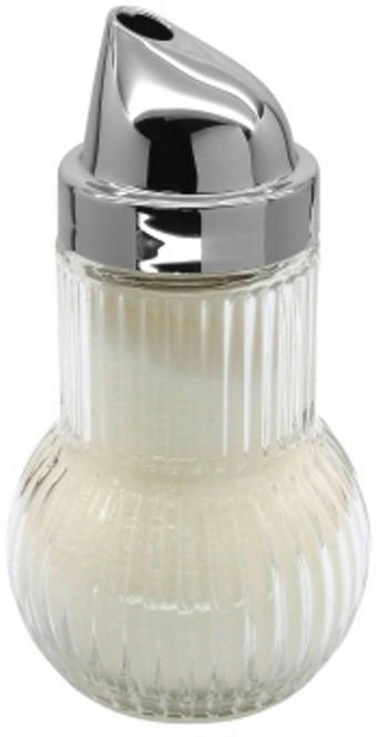 ZUCKERSTREUER 160 ml  Kunststoff, Glas  - Transparent/Silberfarben, Basics, Glas/Kunststoff (160ml) - Fackelmann