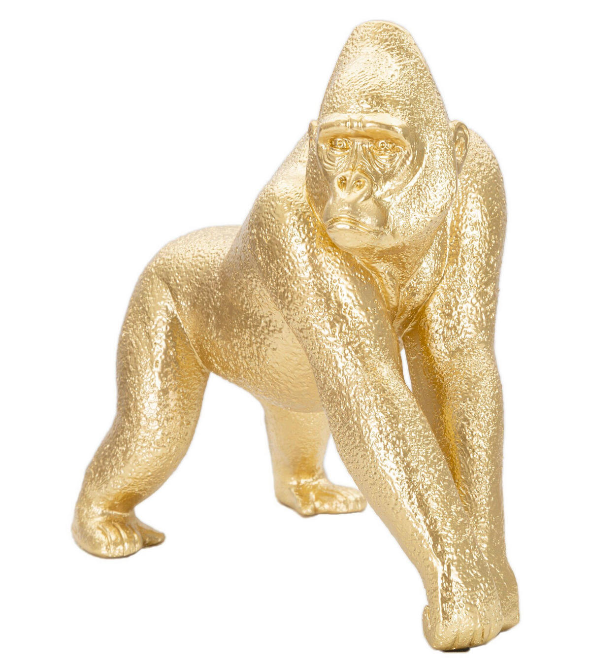 SKULPTUR - Goldfarben, Basics, Kunststoff (24.3/22.8/13.9cm)
