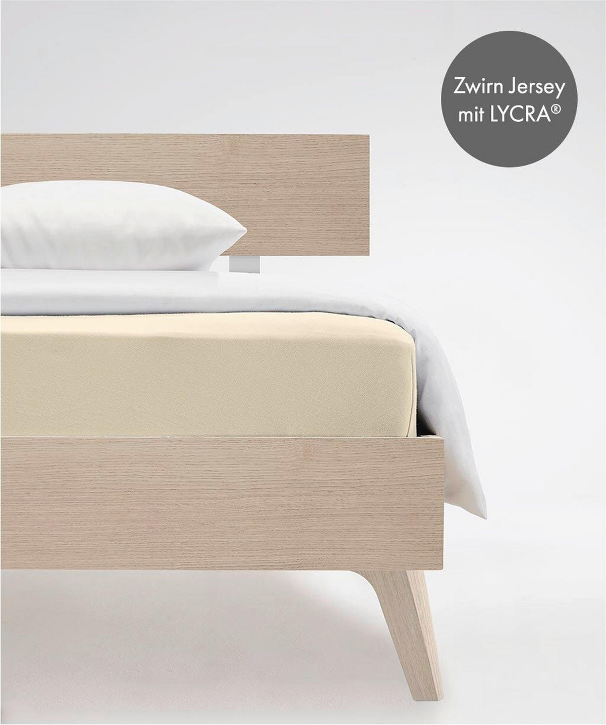 TOPPER-FIXLEINTUCH - Beigebraun, Basics, Textil (120/200-210cm) - Fleuresse