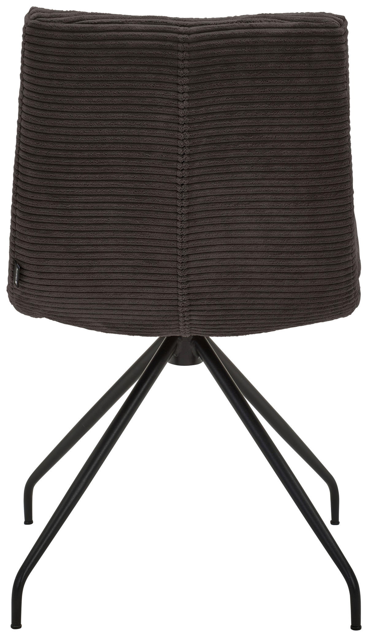 STUHL - Schwarz/Mokka, Design, Textil/Metall (50/85/64cm) - Musterring