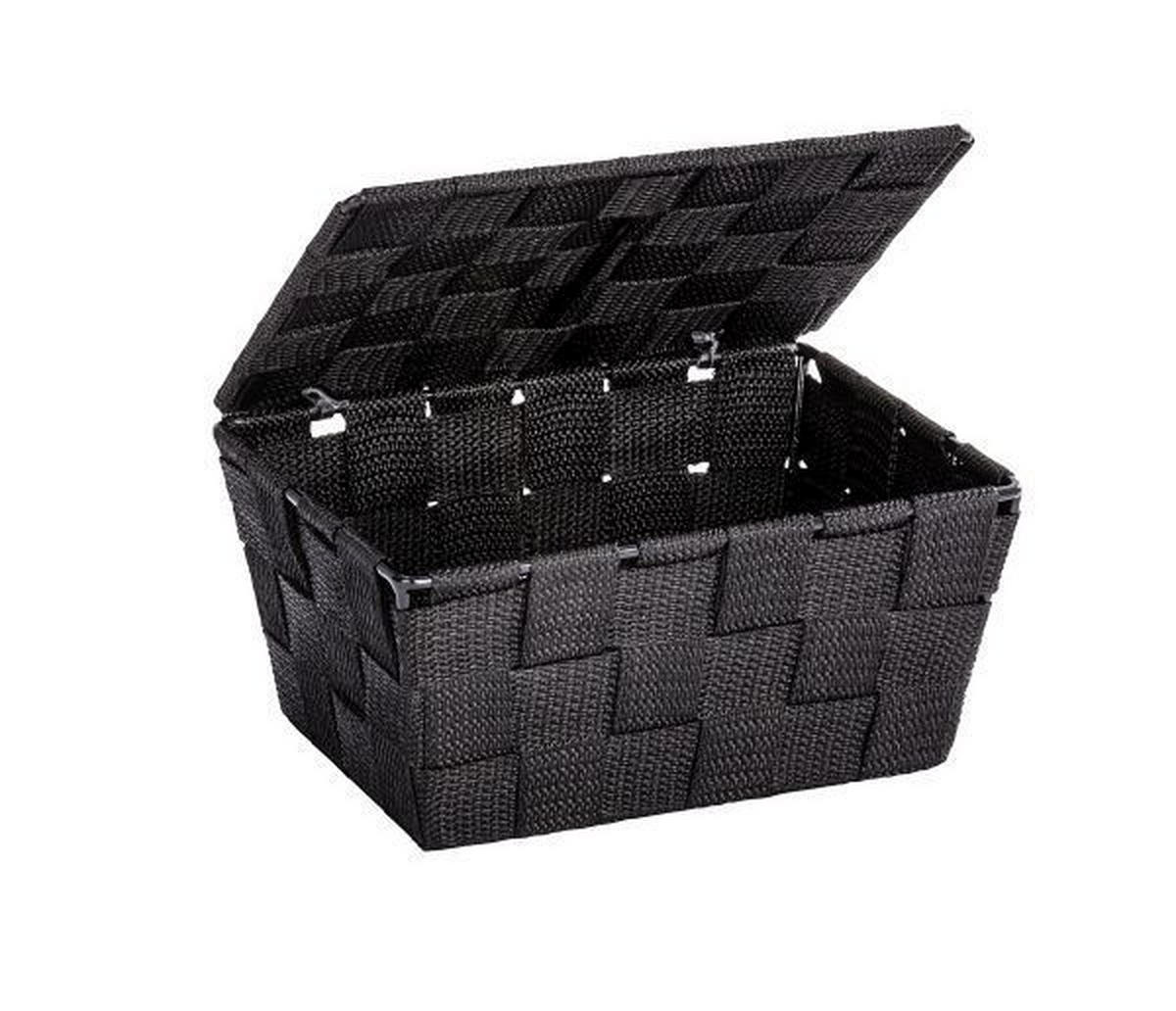 KOSÁR - fekete, Basics, műanyag (19/10/14cm) - Wenko