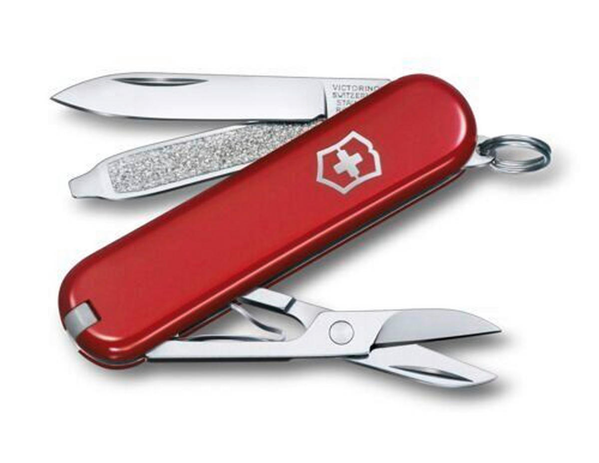 TASCHENMESSER 5.8/1.8/0,9 cm  - Rot, Basics, Metall (5.8/1.8/0,9cm) - Victorinox
