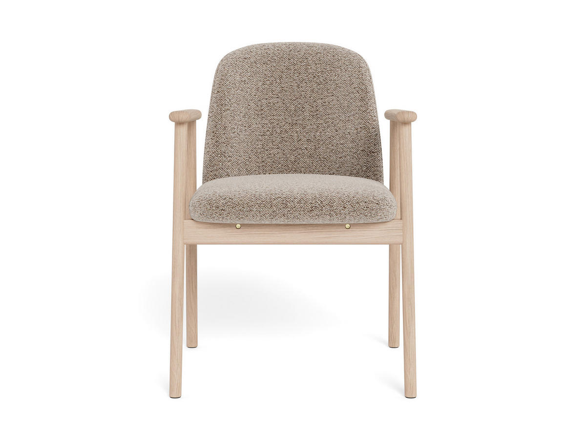 STOL MED ARMSTÖD   flatväv  - beige, Modern, metall/textil (55,5/80,5/57cm) - MID.YOU