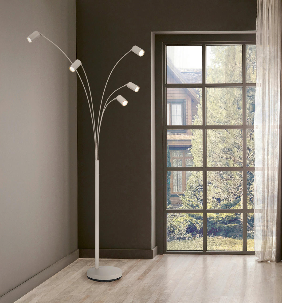 Lampadar 70/73/204 cm    - nisipiu, Basics, metal (70/73/204cm)