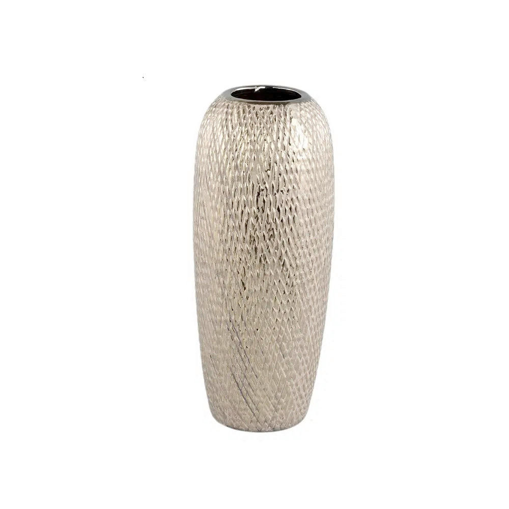 DEKORATIVNA VAZA  keramika  - zlate barve, Design, keramika (18/6/6cm)