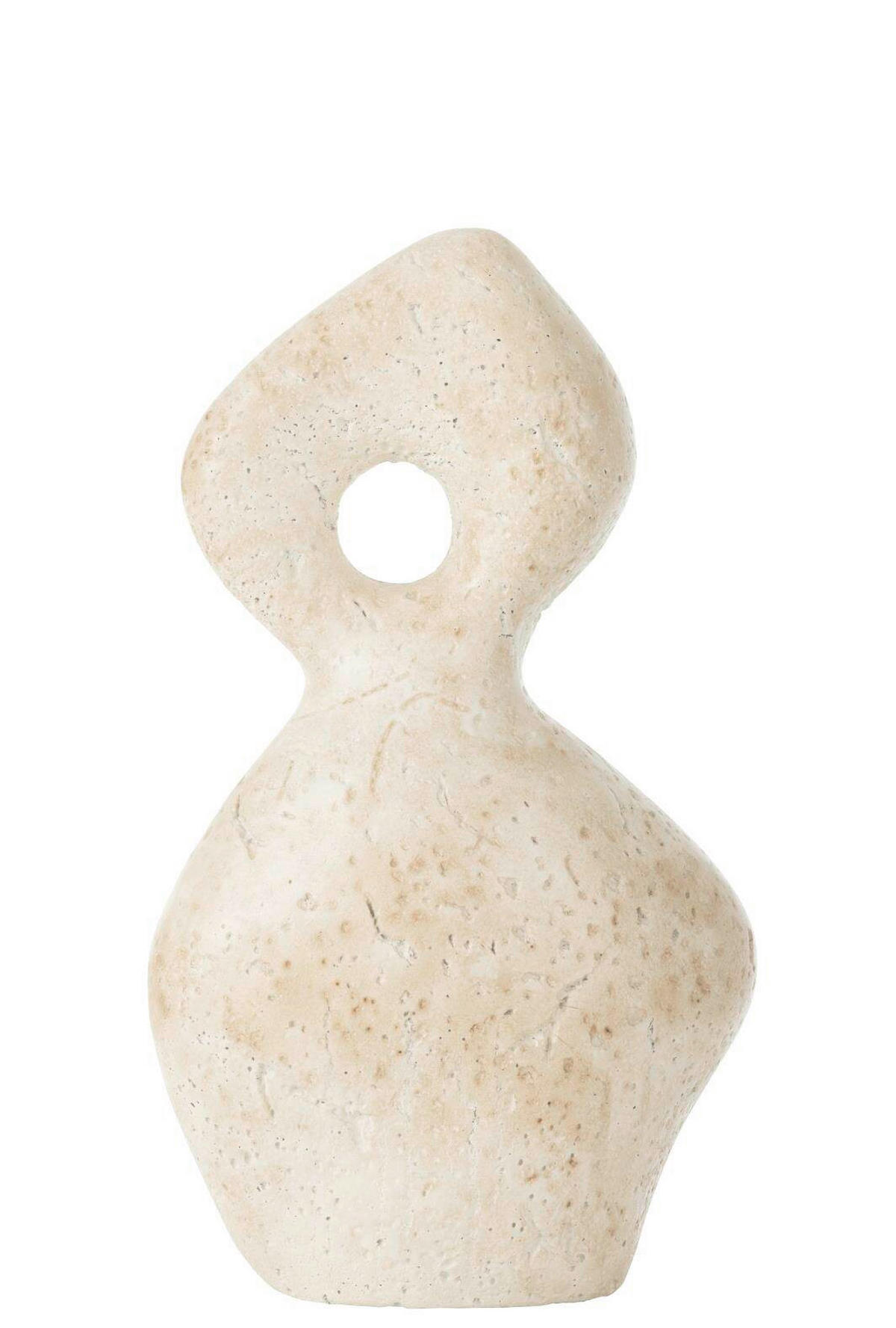 SKULPTUR - Creme, Basics, Keramik (19,5/12/34,5cm) - Ambia Home