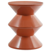 BEISTELLTISCH Orange rund  - Orange, Basics, Kunststoff (36/45cm) - Boltze Home
