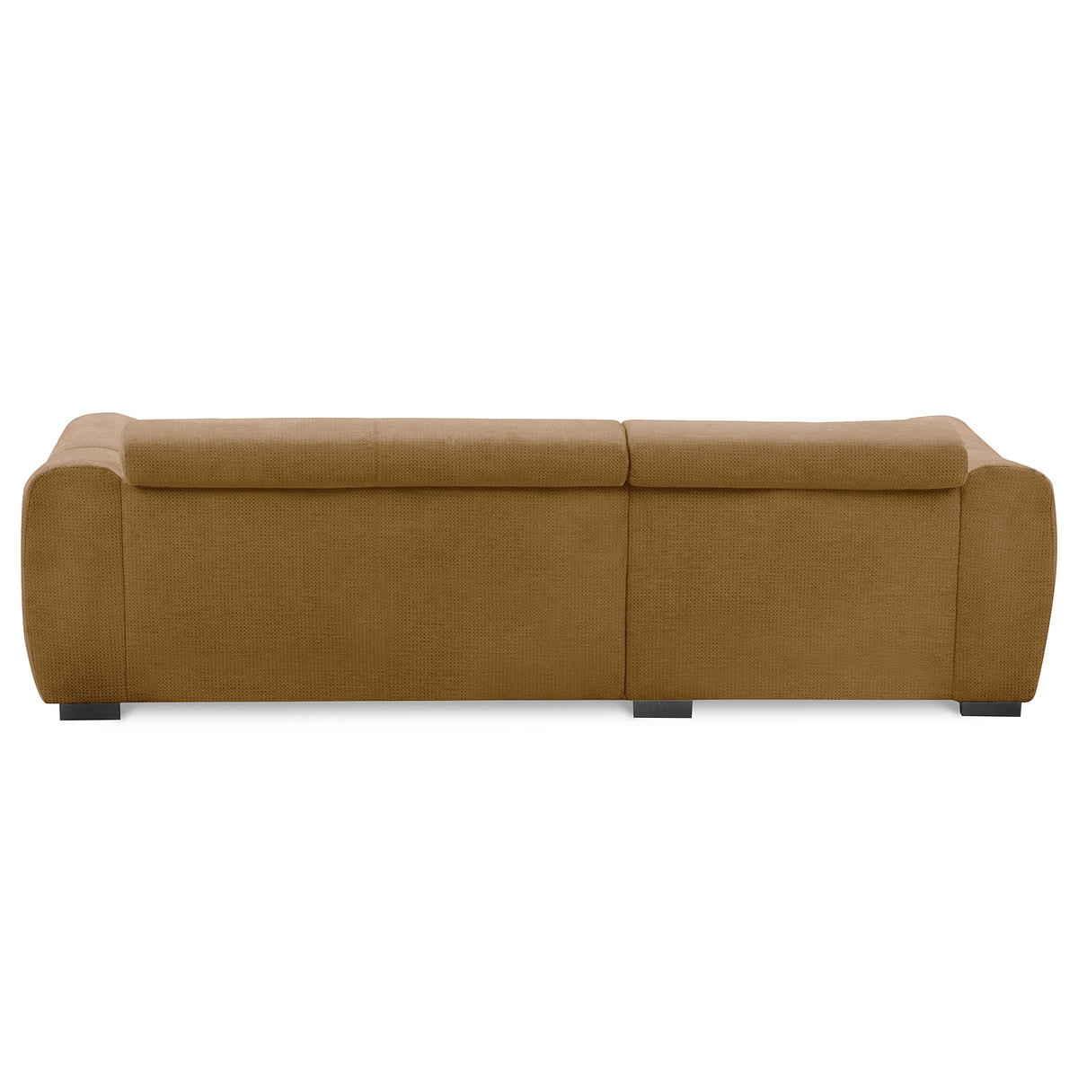 ECKSOFA  Webstoff Rostfarben  - Rostfarben/Schwarz, Design, Kunststoff/Textil (177/274cm) - Livetastic