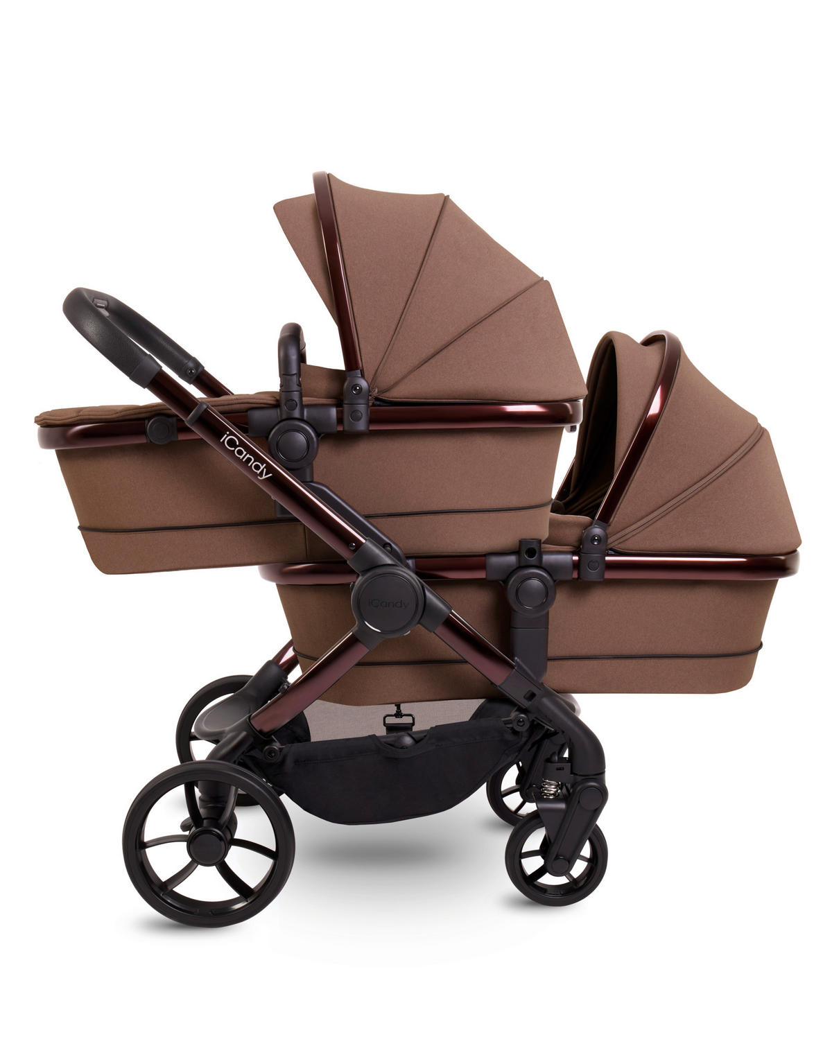 rok isporuke 60 dana  Peach 7  - zlatna/tamnobraon, Osnovno, metal/tekstil (75/55/39cm) - ICANDY