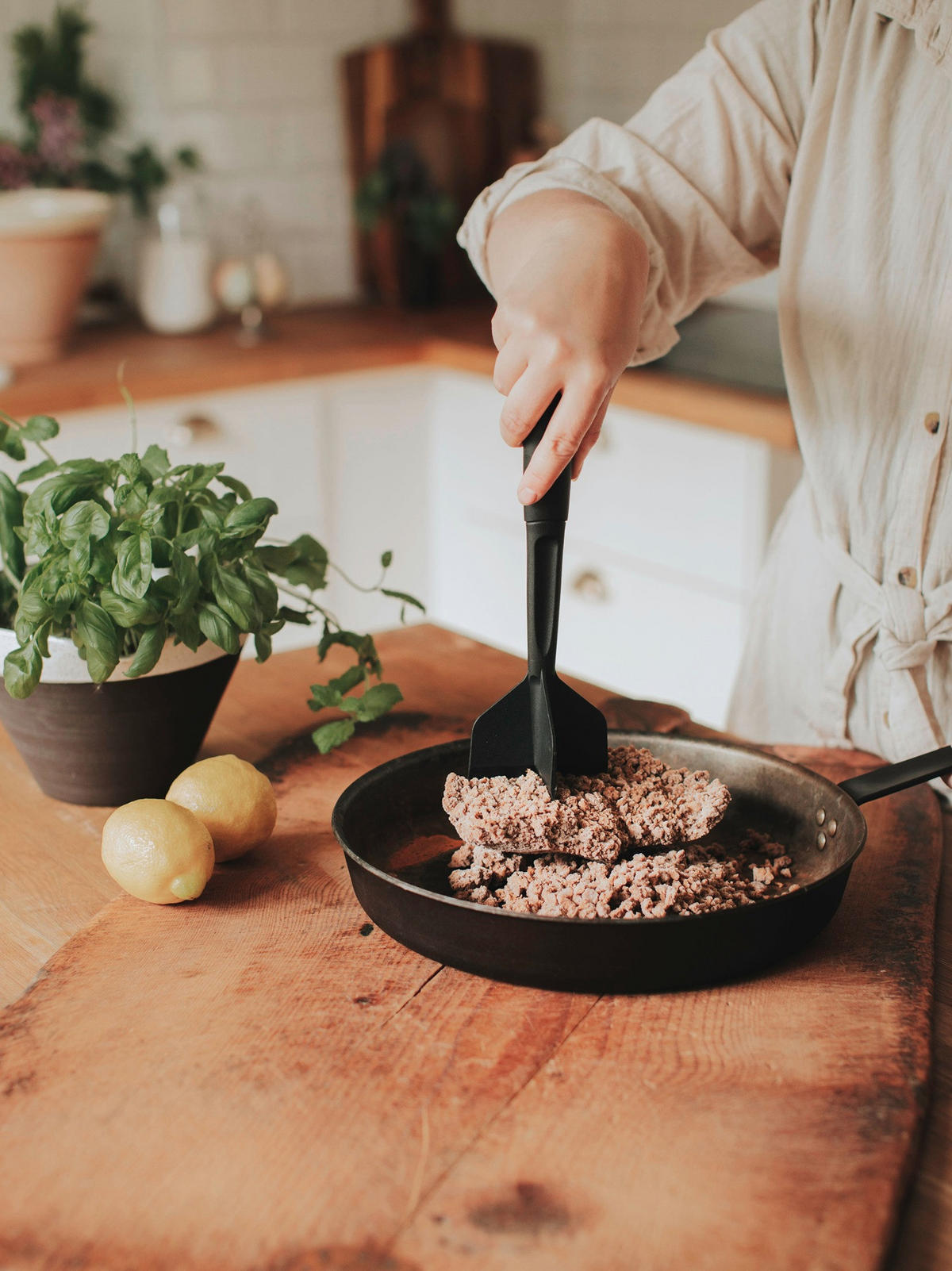 Köttfärshackare - svart, Basics, plast (8,3/26,4cm) - Homeware