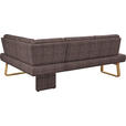 ECKBANK 280/174 cm  in Eichefarben, Dunkelbraun  - Eichefarben/Dunkelbraun, Design, Holz/Textil (280/174cm) - Dieter Knoll