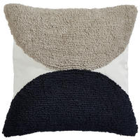 KISSENHÜLLE 45/45 cm  - Schwarz/Grau, Basics, Textil (45/45cm) - Novel
