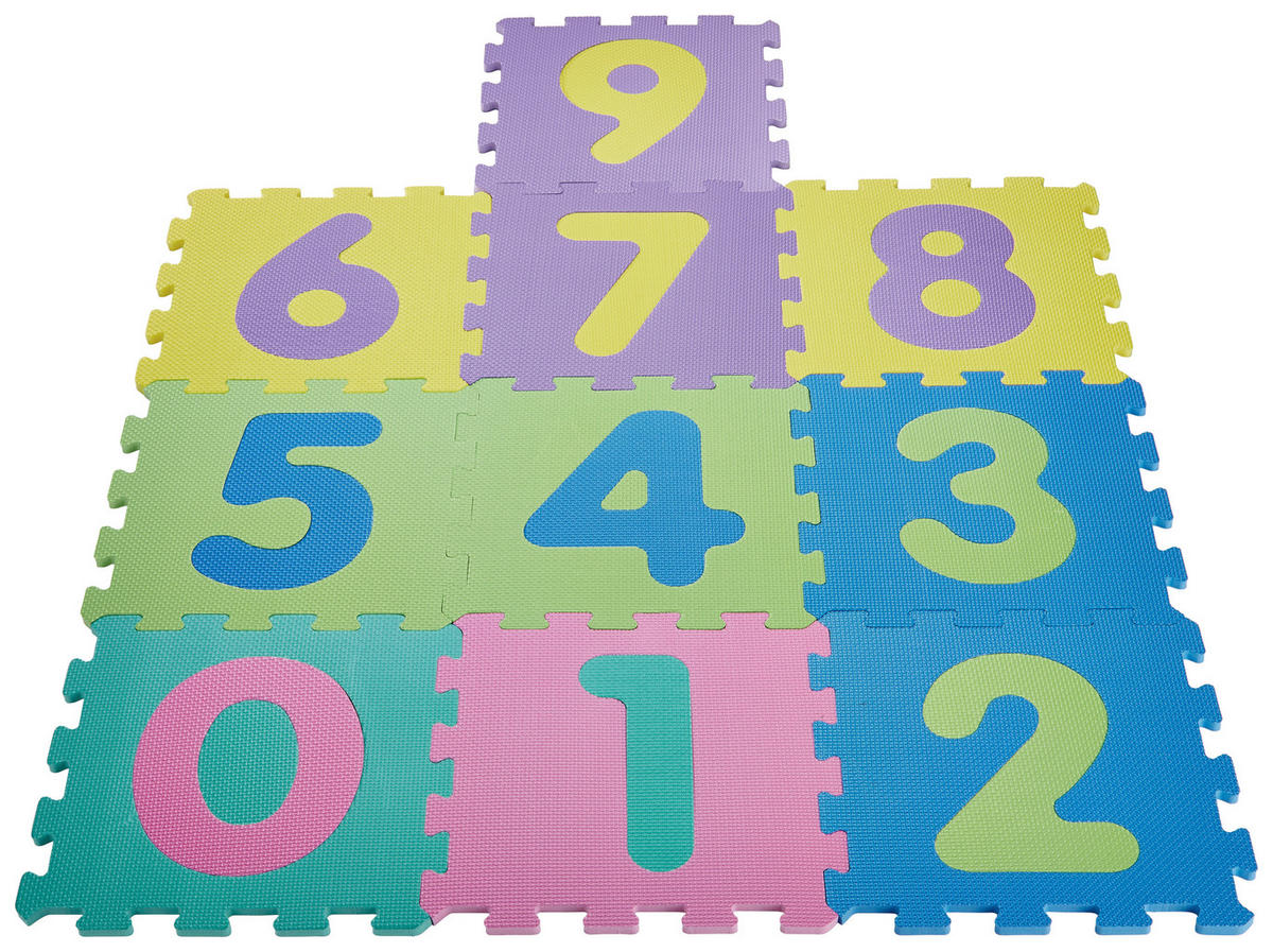 PUZZLEMATTE  - Multicolor, Basics, Kunststoff (30/1/30cm) - My Baby Lou