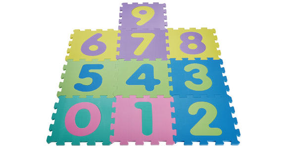 BODENPUZZLE - Multicolor, Basics, Kunststoff (30/1/30cm) - My Baby Lou