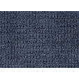ECKSOFA in Webstoff Dunkelblau  187/260 cm  - Chromfarben/Dunkelblau, Design, Textil/Metall (187/260cm) - Xora