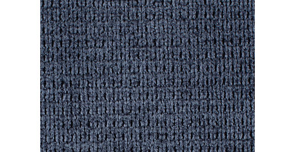 ECKSOFA in Webstoff Dunkelblau  187/260 cm  - Chromfarben/Dunkelblau, Design, Textil/Metall (187/260cm) - Xora