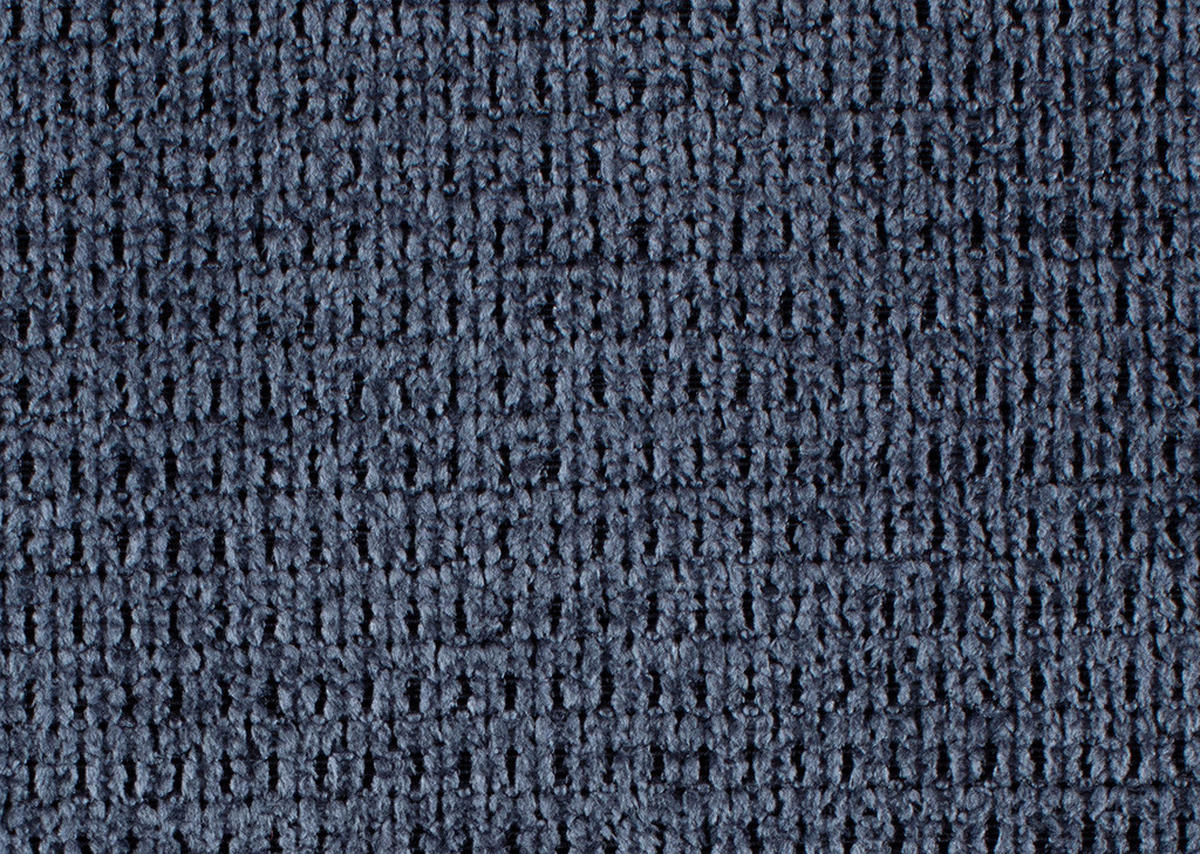 ECKSOFA in Webstoff Dunkelblau  - Chromfarben/Dunkelblau, Design, Textil/Metall (260/187cm) - Xora