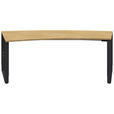 SCHREIBTISCH 200/80-100/68-82 cm  in Anthrazit, Hickory  - Anthrazit/Hickory, Design, Holzwerkstoff/Metall (200/80-100/68-82cm) - Moderano