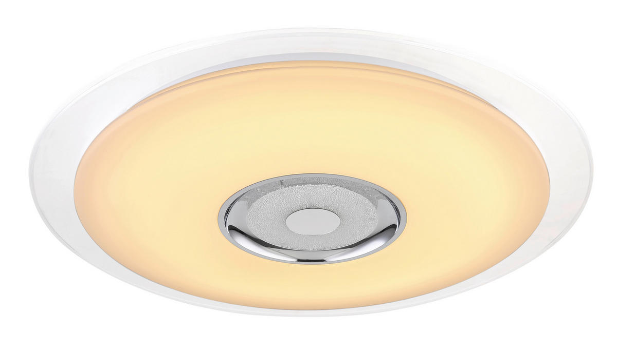LED-DECKENLEUCHTE  Smart 60/6,1 cm   - Klar/Opal, Basics, Kunststoff/Metall (60/6,1cm) - Novel