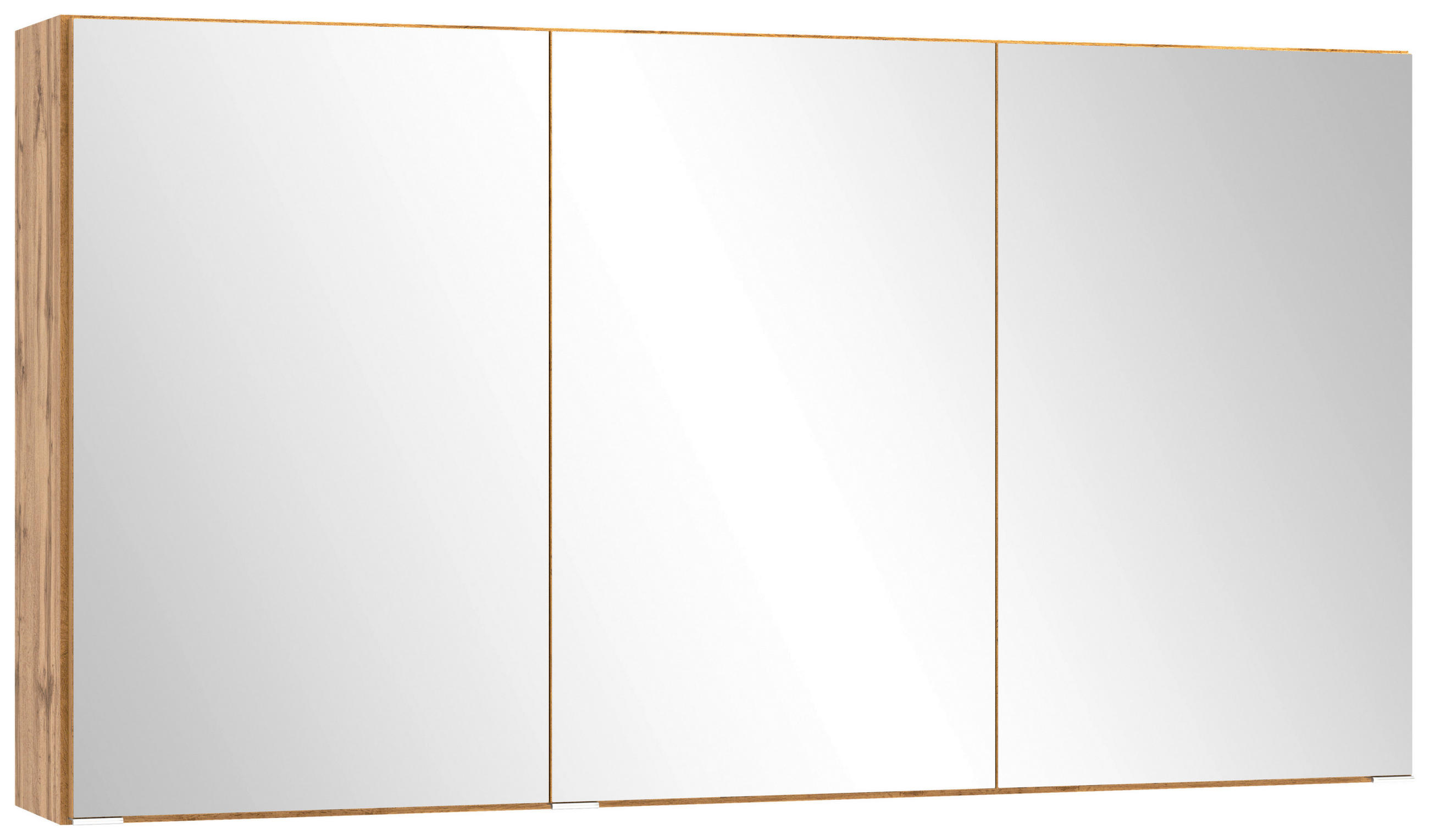 SPIEGELSCHRANK 120/64/20 cm  - Eiche Wotan, MODERN, Glas/Holzwerkstoff (120/64/20cm) - Held
