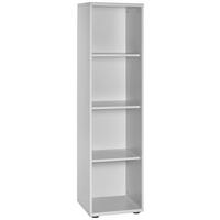 AKTENREGAL 39,3/152,8/39,5 cm  - Hellgrau/Schwarz, Basics, Holzwerkstoff/Kunststoff (39,3/152,8/39,5cm) - MID.YOU