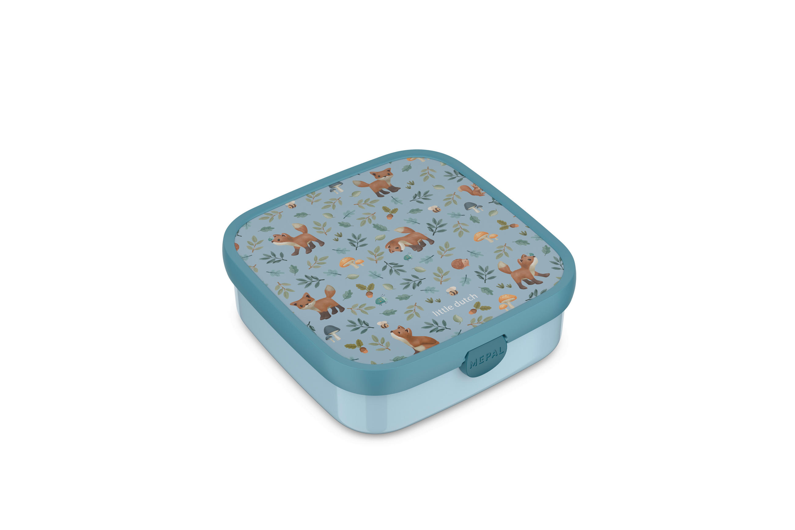 BROTBOX - Hellbraun/Pastellblau, KONVENTIONELL, Kunststoff (18,4/18,2/6,5cm) - Mepal
