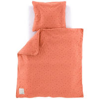 BABYBETTWÄSCHE MOON ROST Jersey 80/80 cm  - Rostfarben, Basics, Textil (80/80cm) - Träumeland