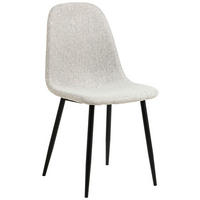 STOLICA  svijetlo siva  tekstil      - svijetlo siva/crna, Trend, tekstil/metal (44/86/54cm) - MID.YOU