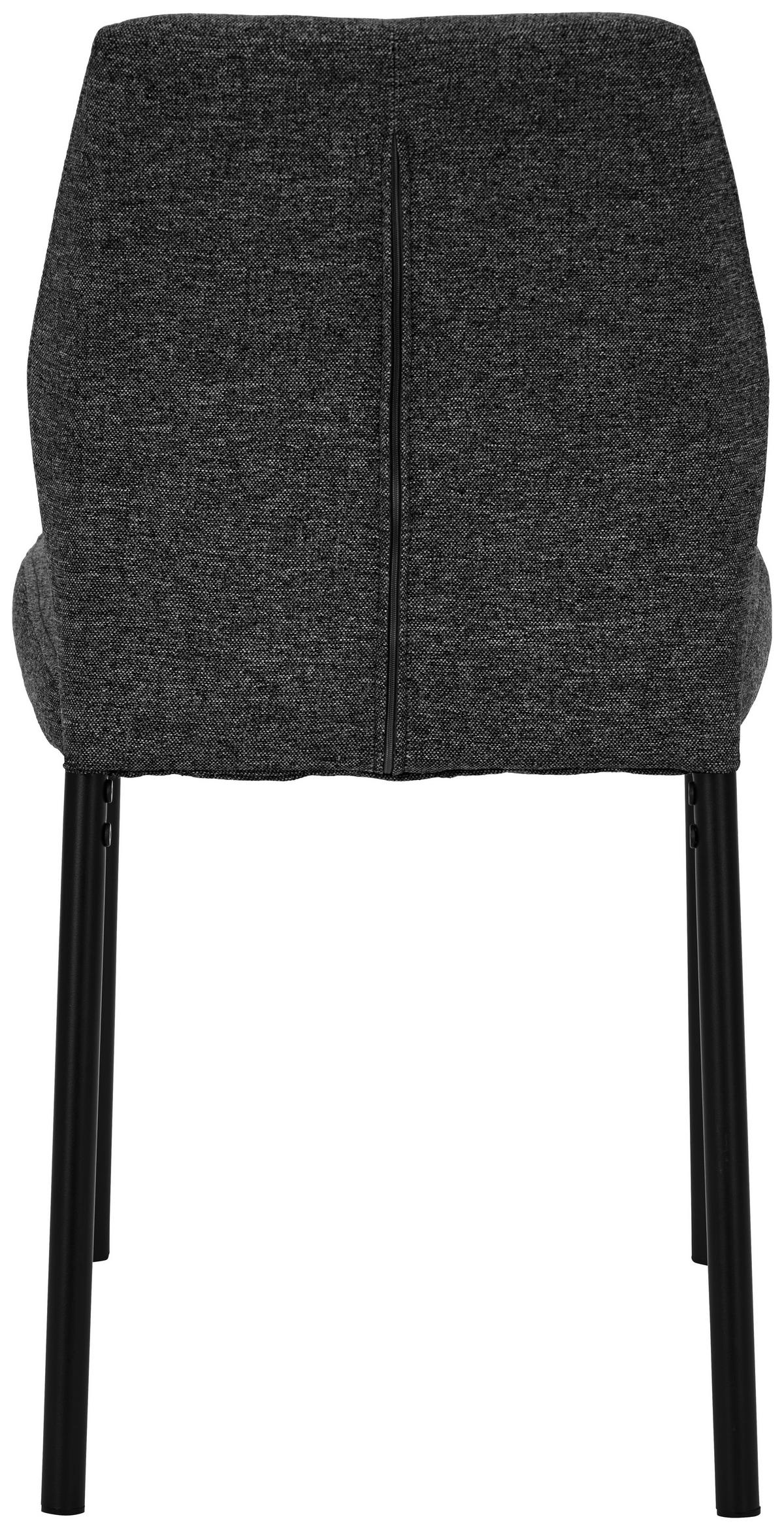 SCAUN in metal, textil antracit  - antracit/negru, Modern, metal/textil (46/86/53cm) - MID.YOU
