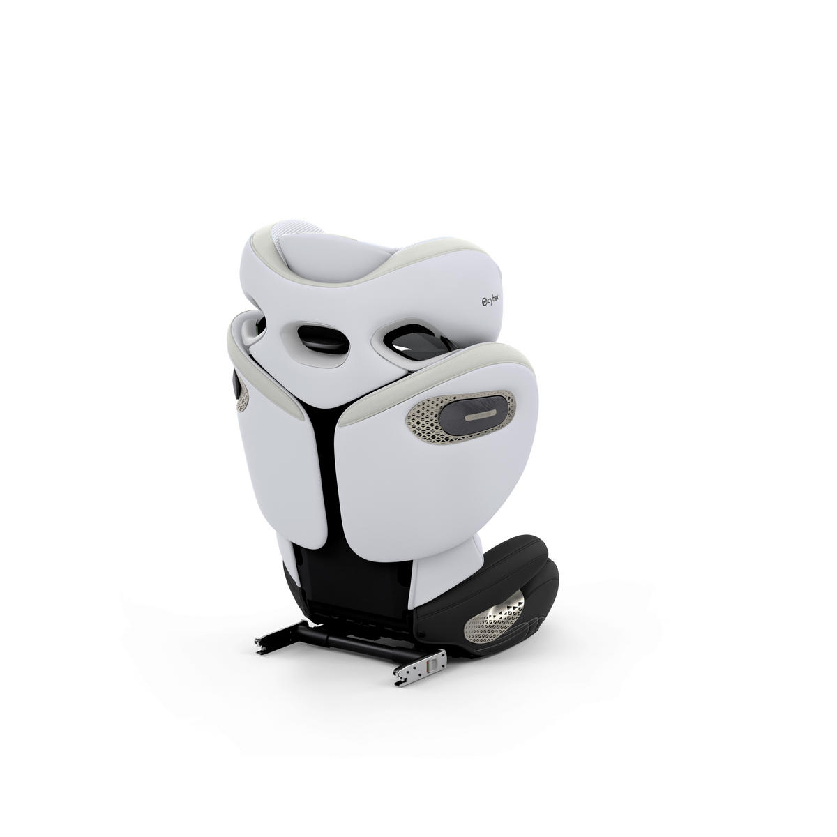 KINDERAUTOSITZ Solution S Style Misty Grey  - Hellgrau, Basics, Kunststoff/Textil (42/49,5/61cm) - cybex PLATINUM