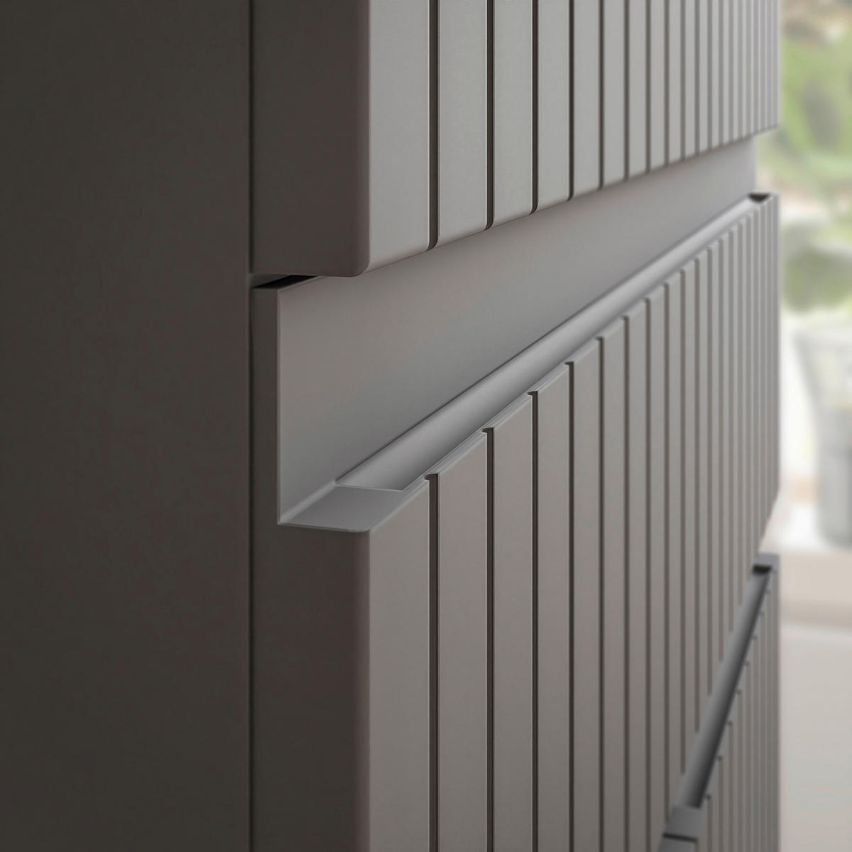 MIDISCHRANK 40/136/31 cm  - Eichefarben/Schwarz, MODERN, Holzwerkstoff/Kunststoff (40/136/31cm) - MID.YOU