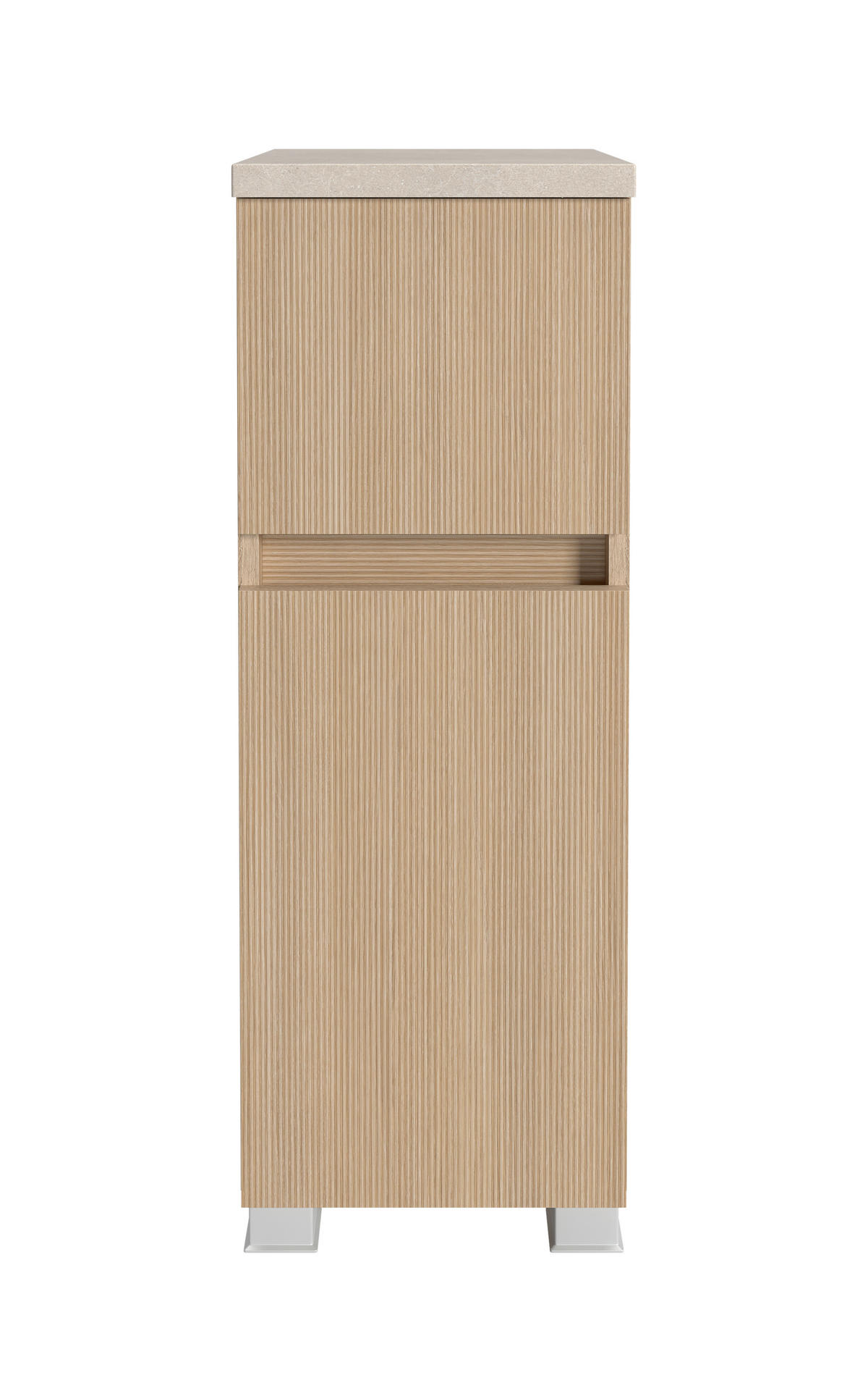UNTERSCHRANK 30/80/35 cm   - Sandfarben/Eichefarben, KONVENTIONELL, Holzwerkstoff/Kunststoff (30/80/35cm) - Xora