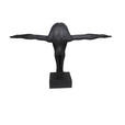 SKULPTUR - Schwarz, Design, Kunststoff (117/80,5/38cm) - Ambia Home