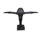 SKULPTUR - Schwarz, Design, Kunststoff (117/80,5/38cm) - Ambia Home