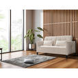 SCHLAFSOFA Cord Beige  - Beige/Schwarz, Design, Textil/Metall (170/88/110cm) - Novel