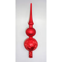CHRISTBAUMSPITZE  - Rot, Basics, Glas (31cm)