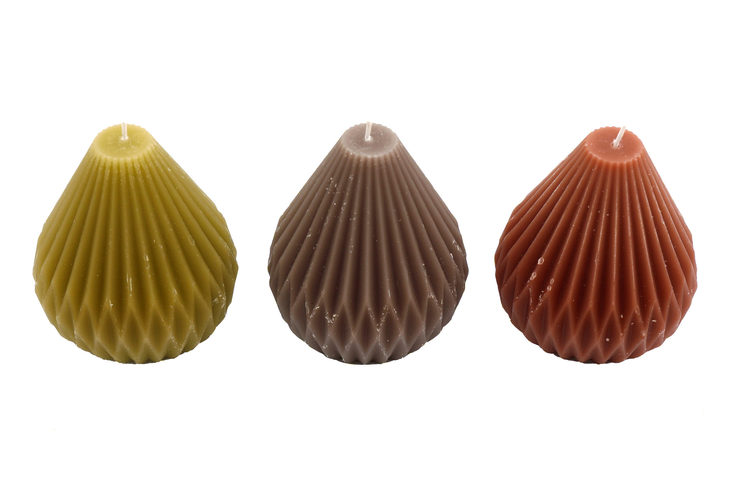 LUMÂNARE - verde deschis/gri albastru, Basics, materiale naturale (9,0/10,7/9,0cm)