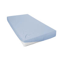 SPANNLEINTUCH 100/200 cm Jersey  - Hellblau, Basics, Textil (100/200cm)
