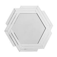 WANDSPIEGEL 80/85/1.6 cm  - Silberfarben, Basics, Glas/Metall (80/85/1.6cm) - Kayoom