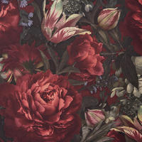 DEKOSTOFF per lfm blickdicht  - Rot, KONVENTIONELL, Textil (145cm) - Esposa