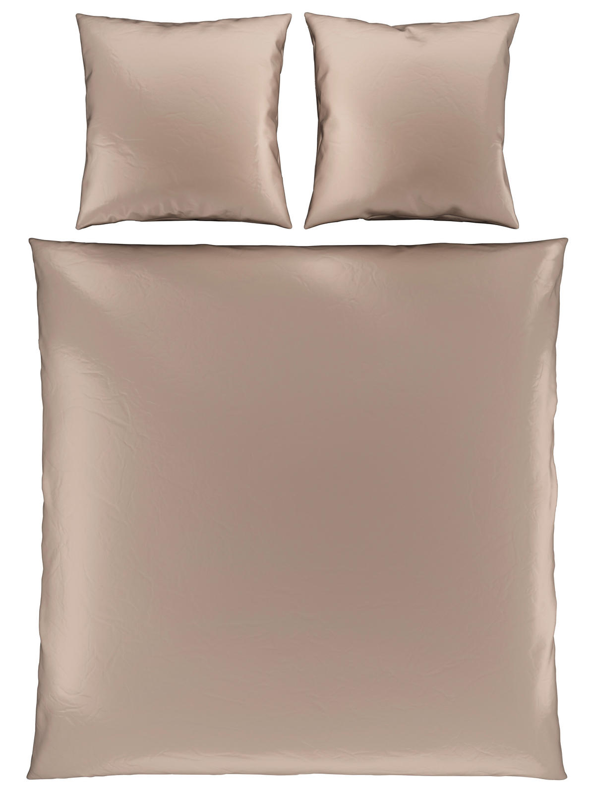 BETTWÄSCHE Segesta Satin 200/200 cm  - Creme, MODERN, Textil (200/200cm) - Novel