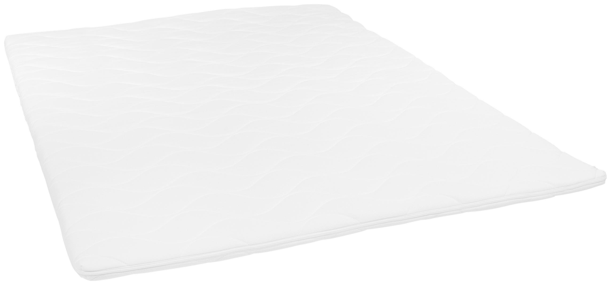 TOPPER 120/200 cm Höhe ca. 6 cm  - Weiß, MODERN, Textil (120/200cm) - Livetastic