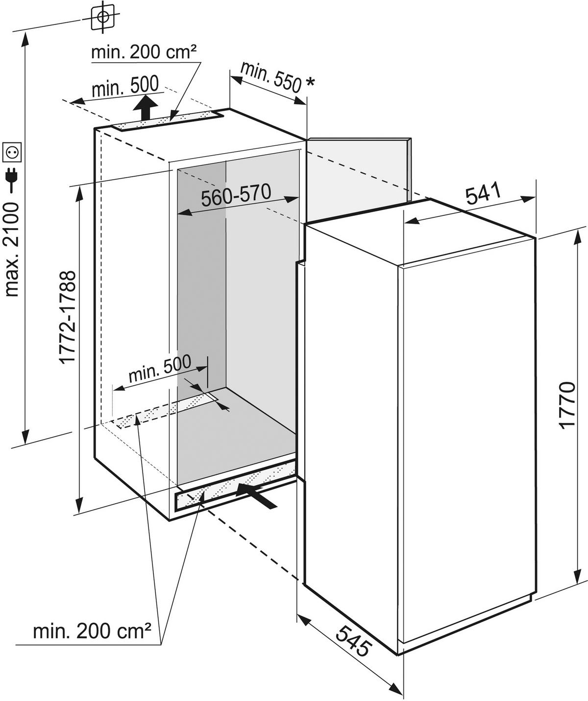 KÜHLSCHRANK IRBSe 5121  - Weiß, Basics, Kunststoff/Metall - Liebherr