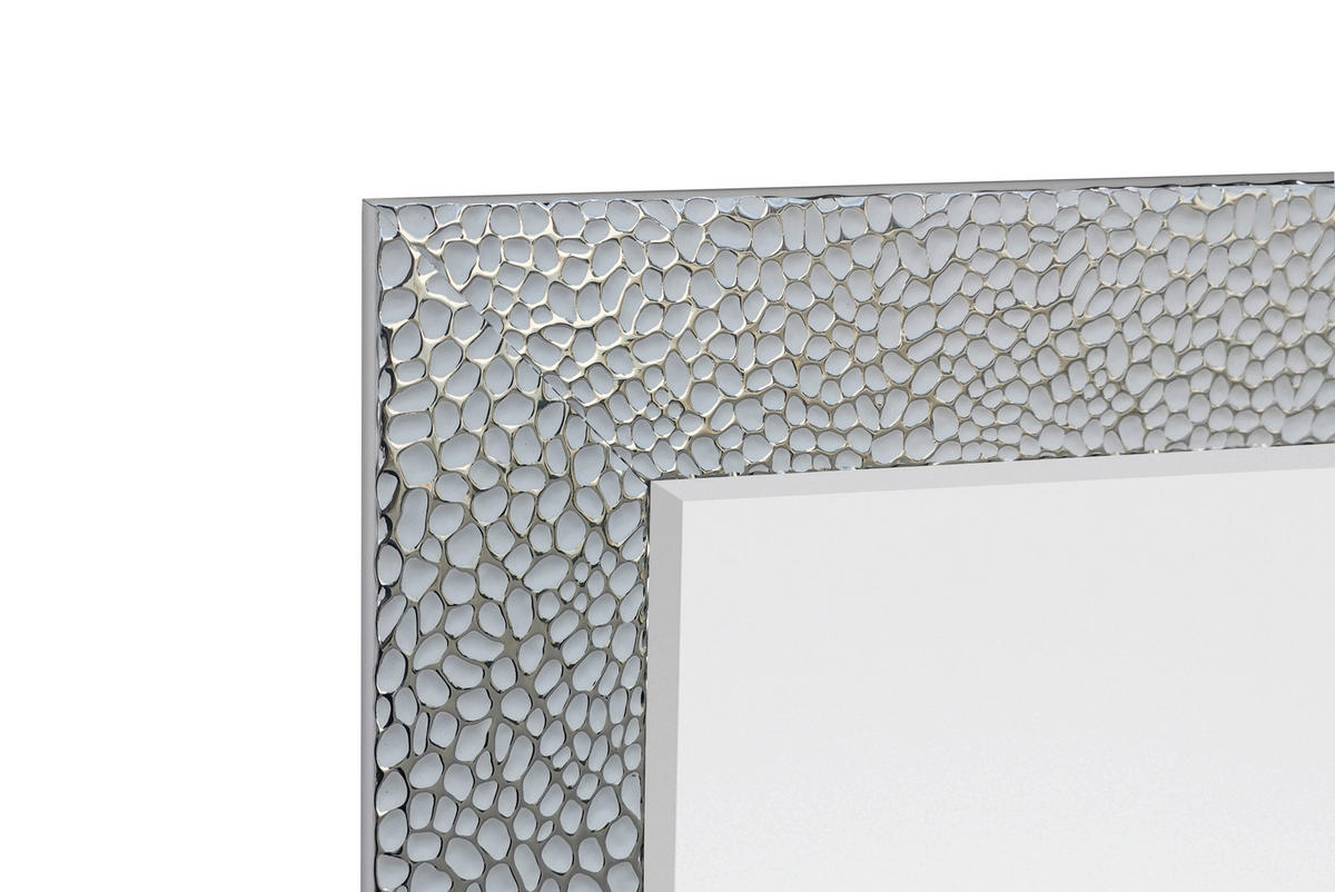 WANDSPIEGEL 50/150/2 cm    in rechteckig  - Chromfarben/Weiß, Trend, Glas/Kunststoff (50/150/2cm) - Boxxx